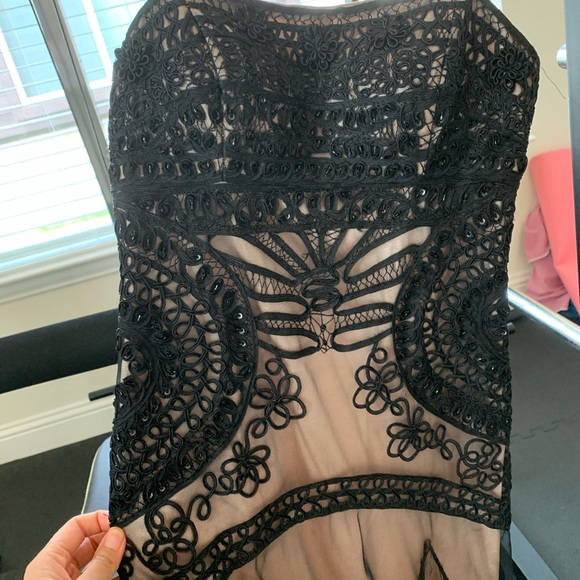 Sue Wong crochet black cocktail dress - Picture 5 of 5